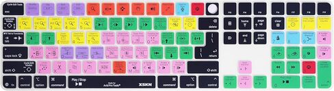 غطاء لوحة المفاتيح XSKN Avid Pro Tools Shortcuts يناسب لوحة المفاتيح السحرية Apple 2024 iMac M4 Chip مع معرف اللمس ولوحة المفاتيح الرقمية A3119 in Saudi Arabia