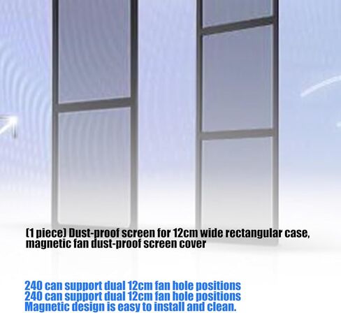 Dusts Shield for PC Case 12cm Width PVC Materials Protects Internal Components from Dusts Accumulation PC Dusts Cover in Saudi Arabia