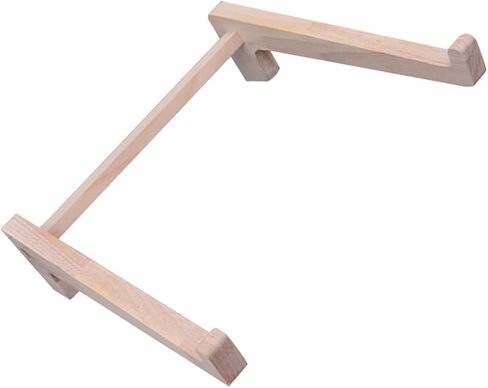 TEHAUX Wood Laptop Stand for Desk 14.8-17.6 Inch Adjustable Rubberwood Laptop Riser Portable Tablet Holder Cooling Support for Home Office Use in Saudi Arabia