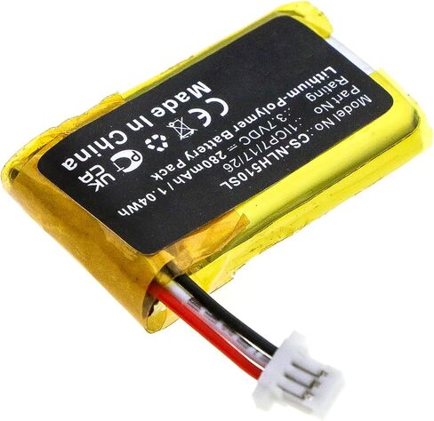 1ICP7/17/26 بطارية بديلة للعش، جرس باب Hello Vido سلكي C1241290 NC5100US/3.7V 280mAh، بطارية فعالة من حيث التكلفة in Kuwait