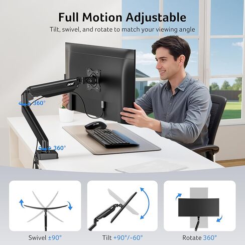 acer Single Monitor Mount Dual Bundle with Mode Gaming Mouse in Saudi Arabia