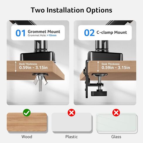 acer Single Monitor Mount Dual Bundle with Mode Gaming Mouse in Saudi Arabia