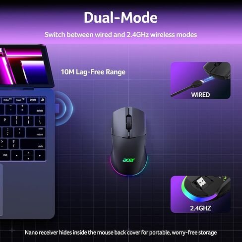 acer Single Monitor Mount Dual Bundle with Mode Gaming Mouse in Saudi Arabia