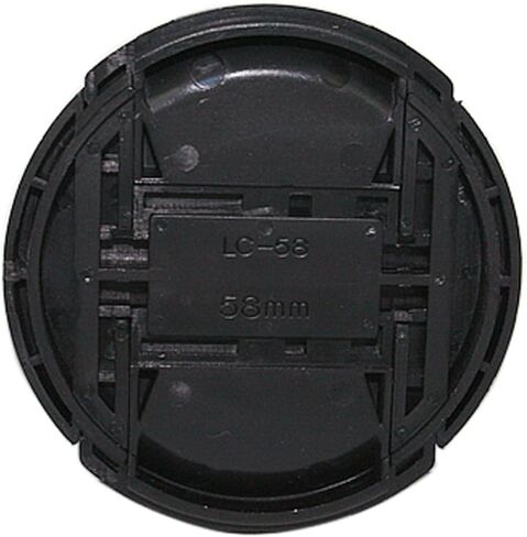58mm Universal Lens Cap Cover with Keeper Leash for Canon, Nikon, and other DSLR Lenses in Saudi Arabia