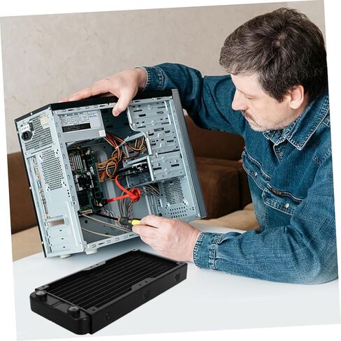 jojofuny Water Cooling Pc Parts CPU Cooler Gpu Radiator Liquid Cooler System Heat Sink for Computer Quiet Efficient in Saudi Arabia