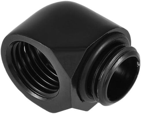 fitting adapter 2 pcs 90 Degree Fitting Adapter universal G1/4 Thread with big throughhole suitable for PC Water Cooling System(Internal and external thread) in Saudi Arabia