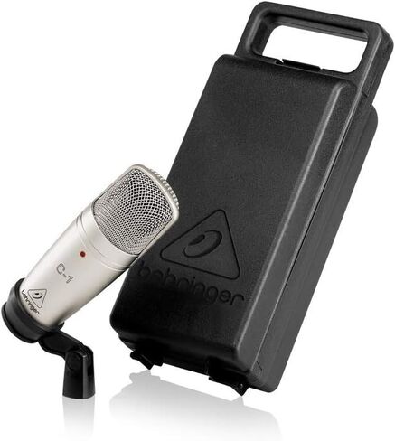 Behringer C-1 Medium-Diaphragm Condenser Microphone + Amazon Basics XLR Microphone Cable Bundle in Saudi Arabia