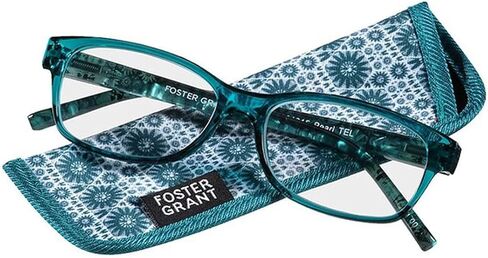 نظارات القراءة فوستر جرانت بيرلا باللون الأزرق المخضر +3.25 in Kuwait