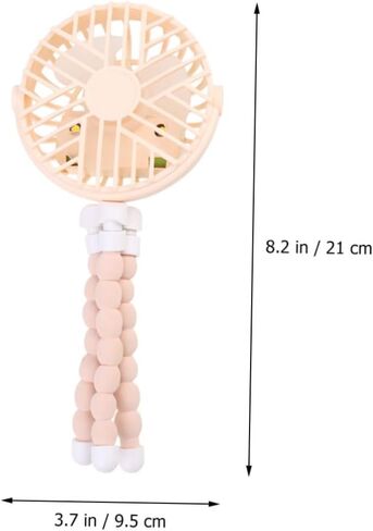 Octopus USB Fan Small Mini Creative Portable Desk Fan for Home Office School Use Yellow round USB Charging in Saudi Arabia