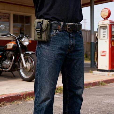 1Pc Multi Purpose Bag, Small Tool, Waist Belt, Waist Bag, With Phone Case, Suitable For Outdoor Sports, Hiking, Camping in Saudi Arabia