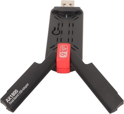 محول واي فاي ثنائي النطاق بسرعة 1800 ميجا بت في الثانية من سيسيجلو، محول شبكة واي فاي USB3.0 لاسلكي مع هوائيات مزدوجة 3dbi لنظام التشغيل windows10 ونظام التشغيل windows11 in Kuwait