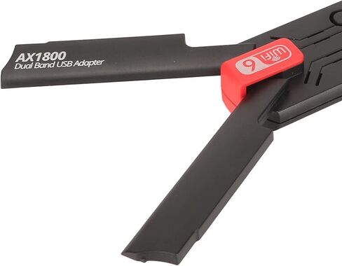 محول واي فاي ثنائي النطاق بسرعة 1800 ميجا بت في الثانية من سيسيجلو، محول شبكة واي فاي USB3.0 لاسلكي مع هوائيات مزدوجة 3dbi لنظام التشغيل windows10 ونظام التشغيل windows11 in Kuwait