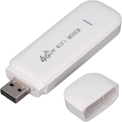 VBESTLIFE 4G LTE USB WiFi Dongle, Mobile Hotspot Router, 150Mbps Portable Modem Device with SIM Card Slot for Travel, for Europe Asia Africa in Saudi Arabia