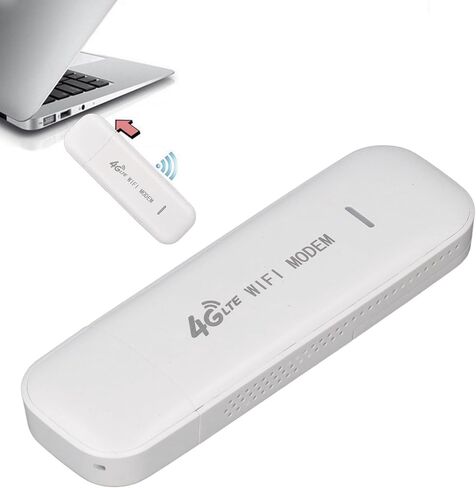 VBESTLIFE 4G LTE USB WiFi Dongle, Mobile Hotspot Router, 150Mbps Portable Modem Device with SIM Card Slot for Travel, for Europe Asia Africa in Saudi Arabia