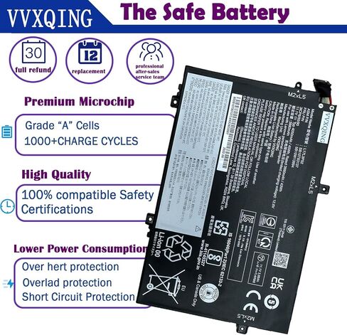 L17L3P52 01AV463 Battery for ThinkPad L480 L490 L580 L590 L14 L15 Series L17M3P53 SB10K97610 SB10K97611 01AV466 01AV464 L17M3P54 SB10K97612 01AV465 L17C3P52 RPJC3 0RPJC3 F62GO Vostro 13 5370 in Kuwait