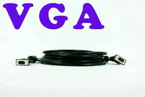 New VGA Cable Extender Computer HD Monitor 17ft Male to Male 15Pin PC Extension in Saudi Arabia