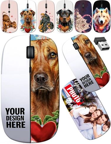 maizi Custom Wireless Mouse for MacBook Pro Personal Computer Laptop MacBook Wireless Mice for MacBook Pro 6308509 African Giraffe Posing 2.4G Lightweight with USB Receiver Manufacturered i in Saudi Arabia