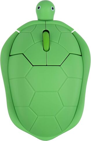 Wireless Mouse Cute Animal Turtle Shape 1600 DPI Silent Click Portable Travel Lightweight USB Cordless Cartoon Ambidextrous Mice for PC Laptop Computer Mac Desktop Kids Girls Women Men Gift in Kuwait