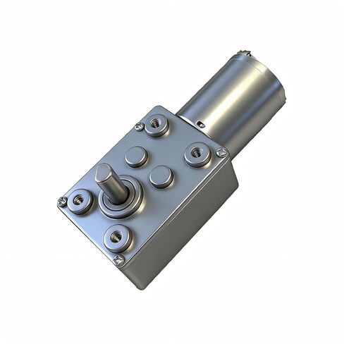 DC 12V 250RPM 6mm Single Shafts Self-Locking Reversible Worm Gear Motor with Cable, High Torque Speed Reduction Motor, Turbine Electric Gearbox Motor JSX40-370 in Saudi Arabia