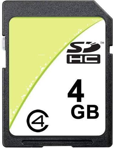 بطاقة رقمية آمنة سعة 4 جيجابايت عالية السعة (SDHC) الفئة 4 (p/n SDHC-4GB-CL4) in Saudi Arabia