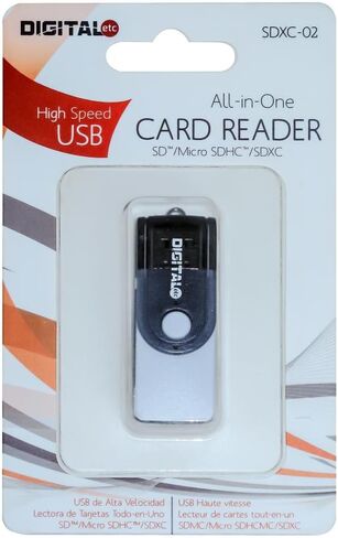 Transcend 16 GB High Speed SDHC Class 4 Flash Memory Card and Digital Etc 9-in-1 High-Speed USB Card Reader Set in Saudi Arabia