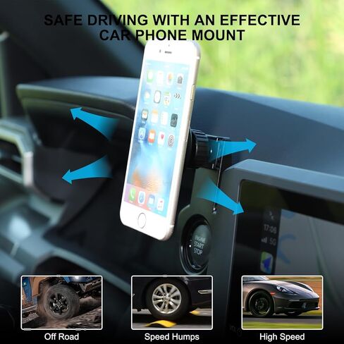 TOYCIDFG Magnetic Phone Holder Rotatable Compatible with Toyota Tacoma 2024 2025 2026, Dashboard Start Button Attached Car Phone Mounted Accessories (8-inch Screen) in Saudi Arabia