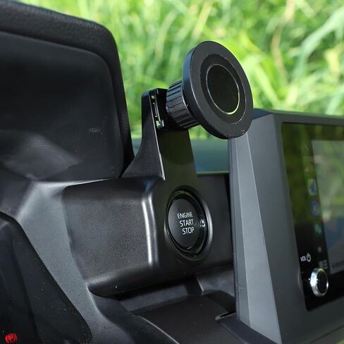 TOYCIDFG Magnetic Phone Holder Rotatable Compatible with Toyota Tacoma 2024 2025 2026, Dashboard Start Button Attached Car Phone Mounted Accessories (8-inch Screen) in Saudi Arabia