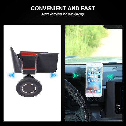 TOYCIDFG Magnetic Phone Holder Rotatable Compatible with Toyota Tacoma 2024 2025 2026, Dashboard Start Button Attached Car Phone Mounted Accessories (8-inch Screen) in Saudi Arabia