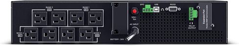 تطبيق CyberPower OL1KRTHD الذكي عالي الكثافة عبر الإنترنت، نظام UPS Sinewave، تحويل مزدوج، 1000VA/1000W، 8 منافذ، حامل/برج 2U in Saudi Arabia