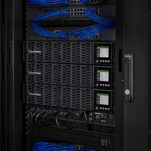 تطبيق CyberPower OL1KRTHD الذكي عالي الكثافة عبر الإنترنت، نظام UPS Sinewave، تحويل مزدوج، 1000VA/1000W، 8 منافذ، حامل/برج 2U in Saudi Arabia