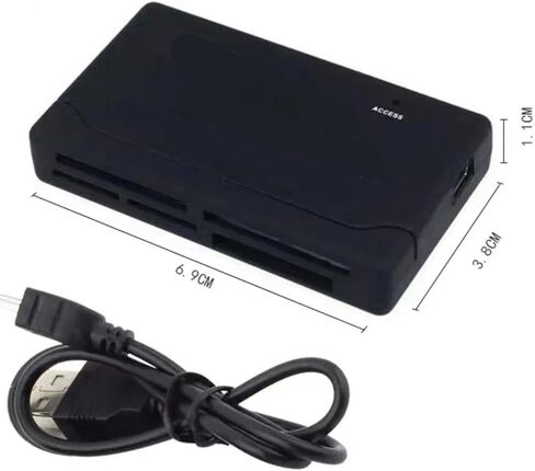 كاميرا الكمبيوتر TF قارئ بطاقات المدرسة الإلكترونية بطاقة ذاكرة متعددة 6 في 1 محول USB ملحقات الكمبيوتر المكتبي بطاقة ذاكرة USB المحمولة in Saudi Arabia