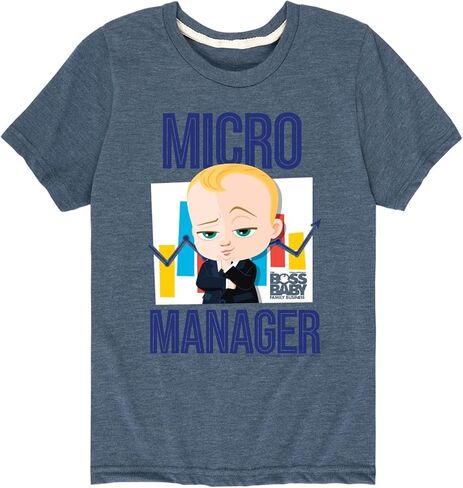 Boss Baby - Micro Manager - Toddler & Youth Short Sleeve Graphic T-Shirt in Saudi Arabia