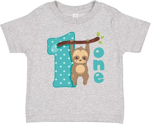 inktastic Baby Sloth 1st Birthday Baby T-Shirt in Saudi Arabia