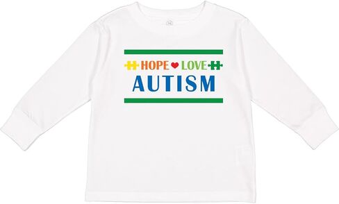 تي شيرت Inktastic Autism Awareness Quote للأطفال الصغار بأكمام طويلة in Saudi Arabia