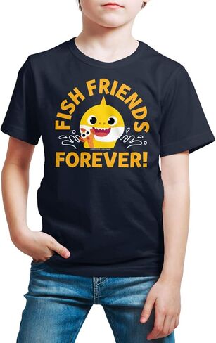 HYBRID APPAREL - Baby Shark - Kids Short Sleeve T-Shirt - Fintastic Family in Saudi Arabia