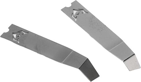 Spudger Tool Stainless Steel Pry Blade 135° Bend Ultra Thin 0.12mm Thick Phone Repair Kit for Screen Removal 2Pcs with Storage Box in Saudi Arabia