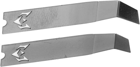 Spudger Tool Stainless Steel Pry Blade 135° Bend Ultra Thin 0.12mm Thick Phone Repair Kit for Screen Removal 2Pcs with Storage Box in Saudi Arabia