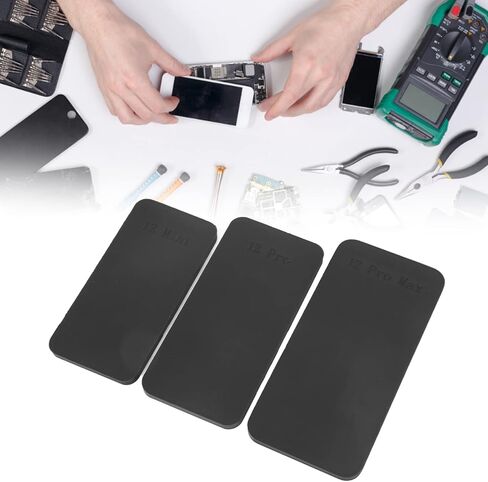 حصيرة إصلاح إصلاح شاشة LCD لوحة إزالة لاصقة مطاطية ثابتة لنظام iOS 12 12Pro 12Pro Max إصلاح اللوحة الأم 3 قطع ملابس مرنة ممتازة in Kuwait