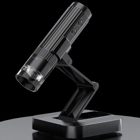 50X to 1000X Magnification Wireless Portable WiFi Handheld Microscope for Observing Minerals, Stamps, and Jewelry, 1080P Resolution, 8 LED Lights, 2MP Camera in Saudi Arabia