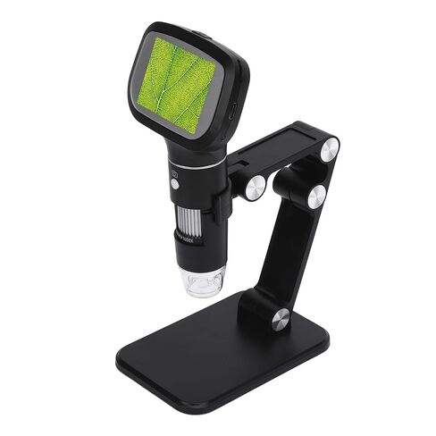 Portable Digital Microscope Screen 1600x Magnification Camera for Educational Purposes Outdoor Observation ABS Built in Battery in Saudi Arabia