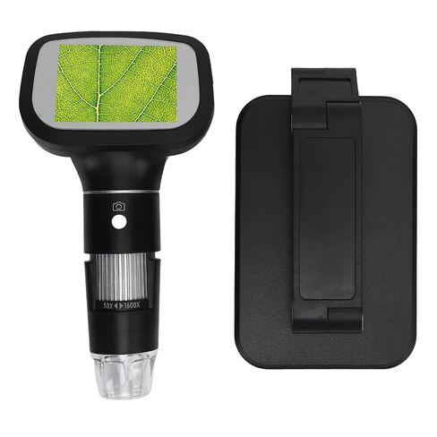 Portable Digital Microscope Screen 1600x Magnification Camera for Educational Purposes Outdoor Observation ABS Built in Battery in Saudi Arabia