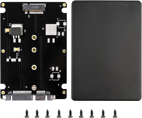 M.2 NGFF to SATA 3.0 2.5" Enclosure Converter Internal / External Adapter Accessory in Saudi Arabia