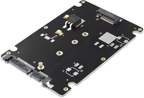 M.2 NGFF to SATA 3.0 2.5" Enclosure Converter Internal / External Adapter Accessory in Saudi Arabia