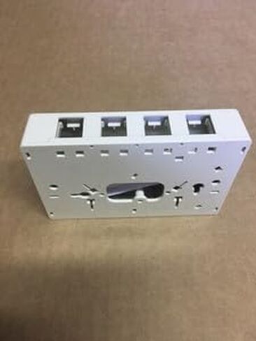 #US Office White 4-Port Data Keystone Housing Suace Mount Box ISB4OW in Saudi Arabia