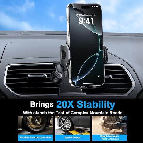 ELOHEI Phone Holder for Ford Explorer with Custom Base, Specifically Design Car Phone Mount for Explorer 2015 2016 2017 2018 2019 Car Accessories (HE05) in Saudi Arabia