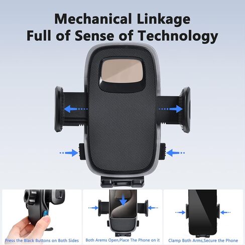ELOHEI Phone Holder for Ford Explorer with Custom Base, Specifically Design Car Phone Mount for Explorer 2015 2016 2017 2018 2019 Car Accessories (HE05) in Saudi Arabia