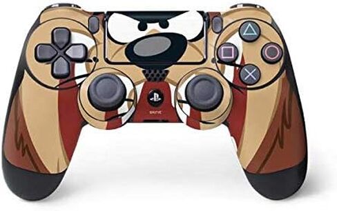 ملصق Skinit المخصص للألعاب متوافق مع وحدة تحكم PS4 - تصميم نمط Looney Tunes Taz مرخص رسميًا in Kuwait