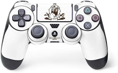 Skinit Decal Gaming Skin Compatible with PS4 Controller - Officially Licensed Looney Tunes Taz Super Sized Pattern Design in Saudi Arabia