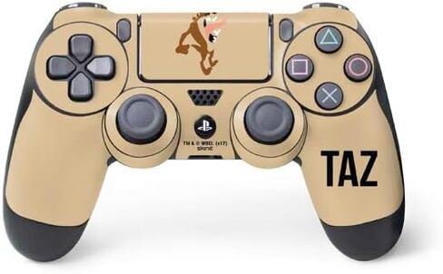 Skinit Decal Gaming Skin Compatible with PS4 Controller - Officially Licensed Looney Tunes Taz Super Sized Pattern Design in Saudi Arabia