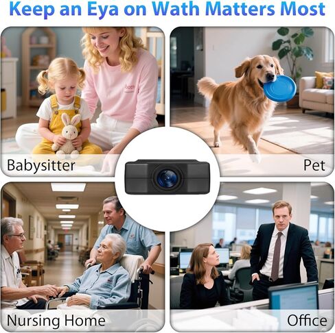 64GB Mini Security Camera,1080P Nanny Video Cam Dome Camera with Motion Detection, 3H Battery for Pet/Nanny Surveillance(Not WiFi) in Saudi Arabia
